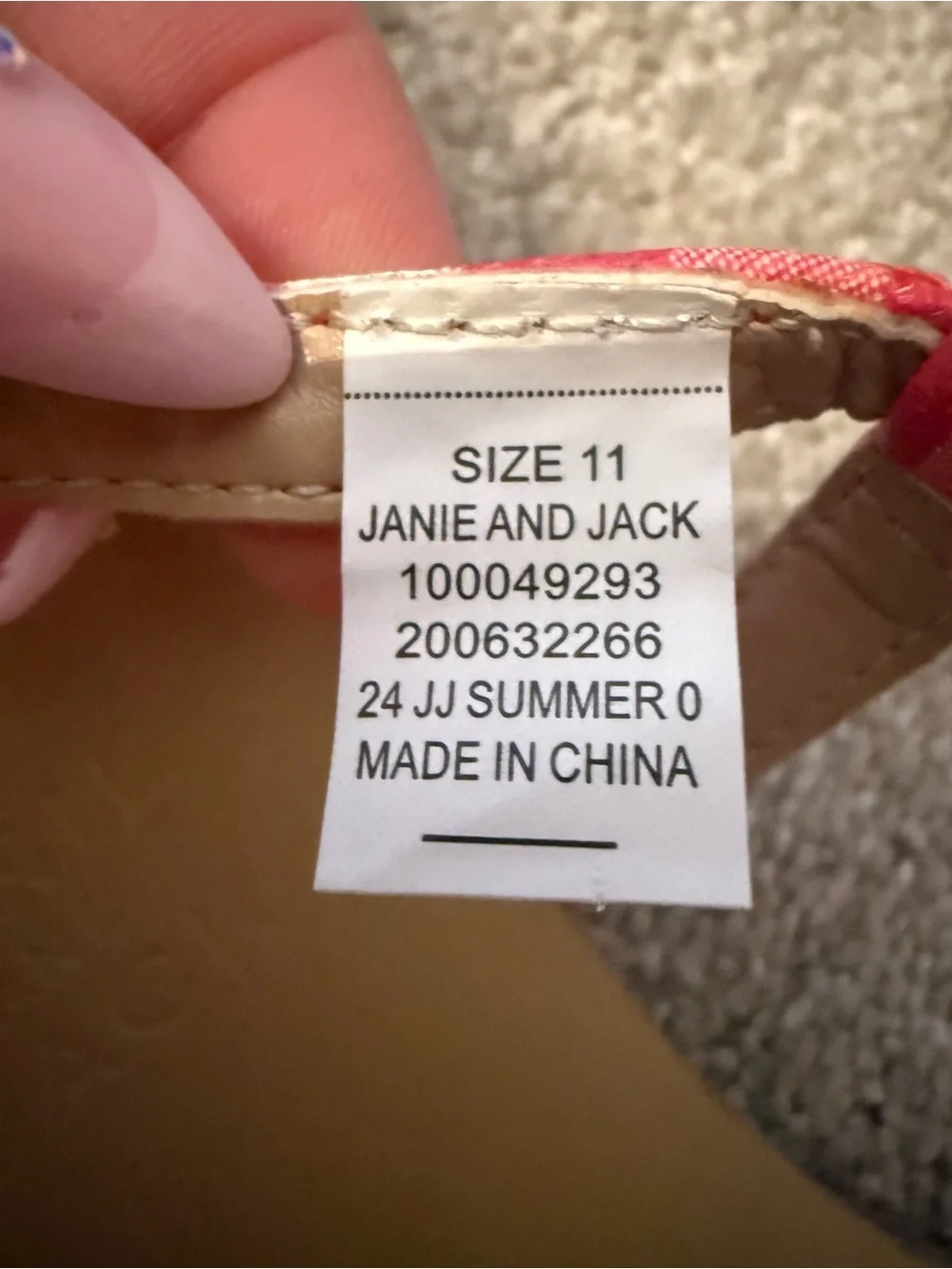 Janie and Jack charming gingham